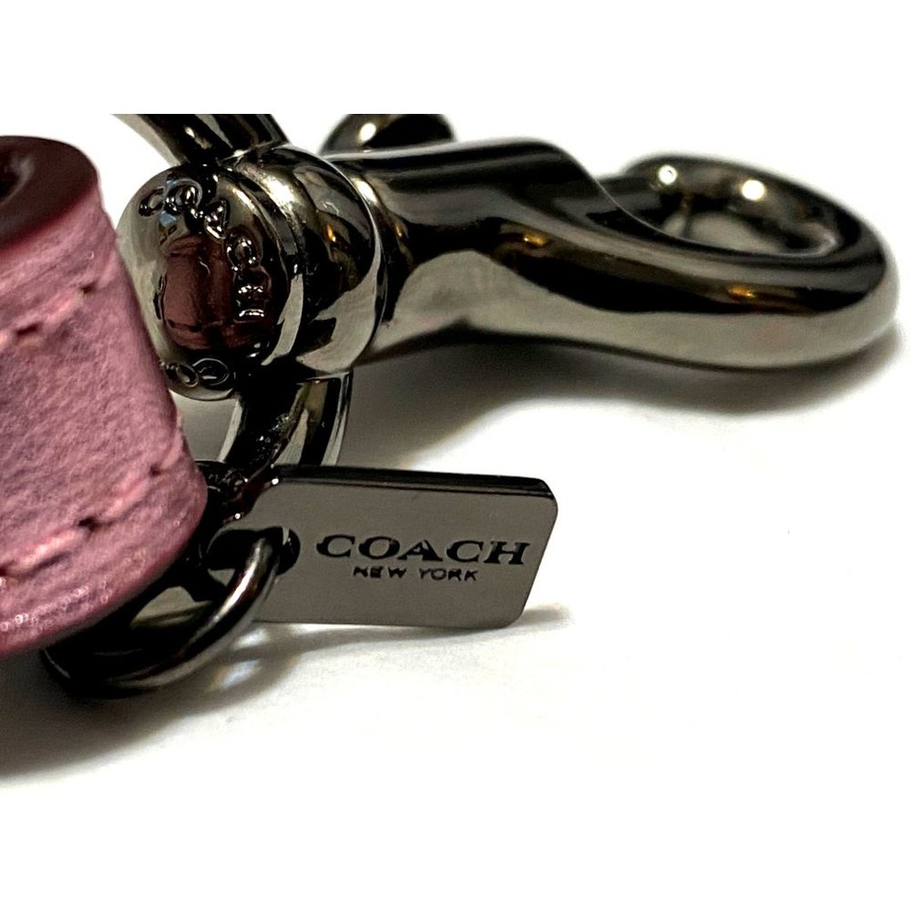 Coach Metallic Blush Pebble Leather Novelty Strap New Guitar Handbag Adjustable - Picture 6 of 12